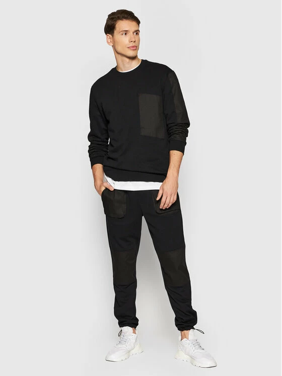 Εξοδος 🎉 Only & Sons Άνδρες Παντελόνια Φόρμας Παντελόνι φόρμας Ronald 22020688 Μαύρο Regular Fit 🎁 - Image 2