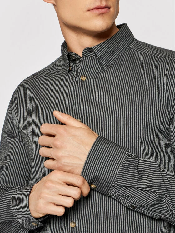 Καλύτερες κριτικές για 🌟 Only & Sons Άνδρες Casual Πουκάμισα Πουκάμισο Steve 22019165 Γκρι Slim Fit 💯 - Image 4