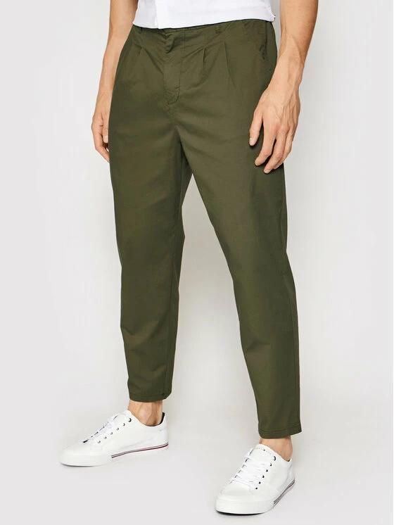 Τοπ 10 ✨ Only & Sons Άνδρες Παντελόνια Chinos Παντελόνι Chino Dew 22019208 Πράσινο Regular Fit ✔️
