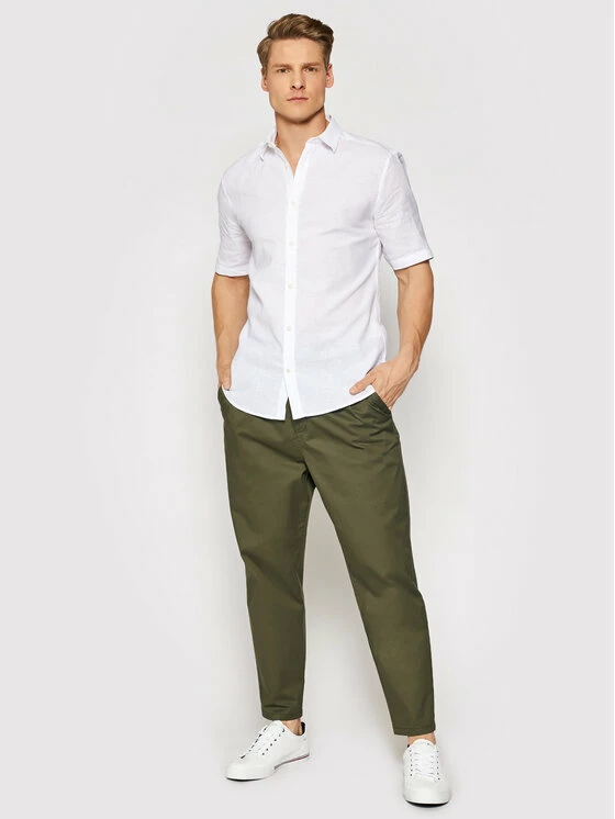 Τοπ 10 ✨ Only & Sons Άνδρες Παντελόνια Chinos Παντελόνι Chino Dew 22019208 Πράσινο Regular Fit ✔️ - Image 2