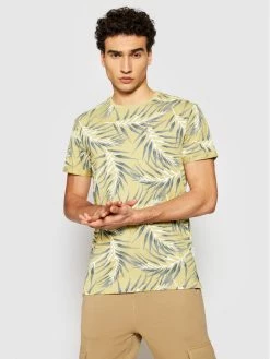 Ολοκαίνουργιο 🌟 Only & Sons Άνδρες T-shirts T-Shirt Iason 22016762 Καφέ Slim Fit ✔️