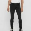 Best Pirce 👏 Only & Sons Άνδρες Τζιν Warp 22018260 Γκρι Skinny Fit ⌛