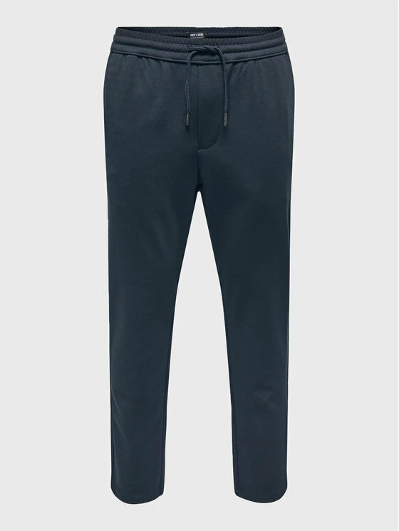 Εξοδος 🔔 Only & Sons Άνδρες Υφασμάτινα Παντελόνια Παντελόνι υφασμάτινο Linus 22022454 Σκούρο μπλε Regular Fit 🥰