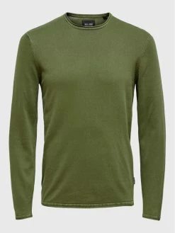 Τοπ 10 🛒 Only & Sons Άνδρες Πουλόβερ Garson 22006806 Πράσινο Slim Fit 🥰