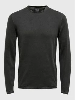 Ολοκαίνουργιο 😍 Only & Sons Άνδρες Πουλόβερ Garson 22006806 Γκρι Slim Fit ✔️