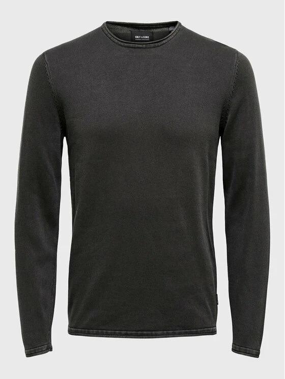 Ολοκαίνουργιο 😍 Only & Sons Άνδρες Πουλόβερ Garson 22006806 Γκρι Slim Fit ✔️