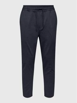 Εκπτωση 🎉 Only & Sons Άνδρες Υφασμάτινα Παντελόνια Παντελόνι υφασμάτινο Linus 22022454 Σκούρο μπλε Regular Fit 👏