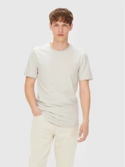 Τοπ 10 🛒 Only & Sons Άνδρες T-shirts T-Shirt Benne 22017822 Γκρι Regular Fit 🌟