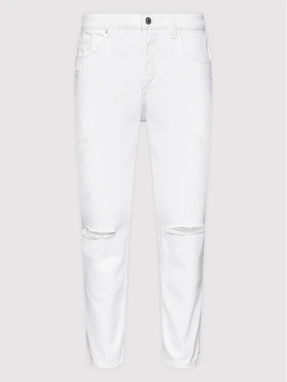 Συμφωνίες ❤️ Only & Sons Άνδρες Straight Leg Τζιν Avi 22022310 Λευκό Carrot Fit 🔔 - Image 5