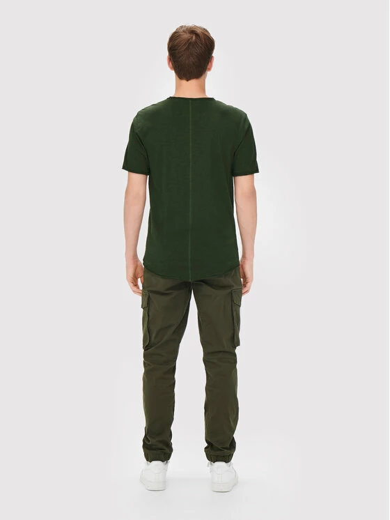 Κουπόνι 😉 Only & Sons Άνδρες T-shirts T-Shirt Benne 22017822 Πράσινο Regular Fit 👏 - Image 3