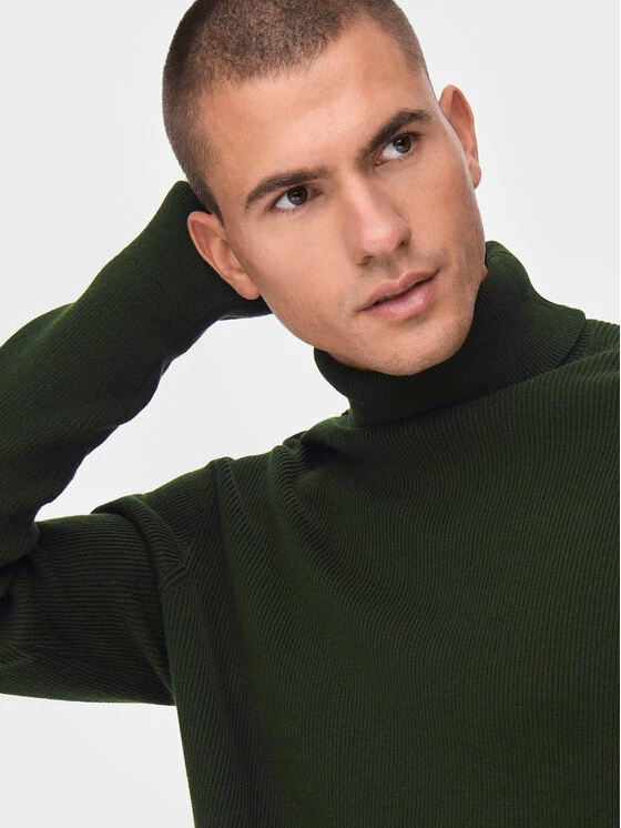 Flash Sale 💯 Only & Sons Άνδρες Ζιβάγκο Phil 22023202 Πράσινο Regular Fit 🔔 - Image 5