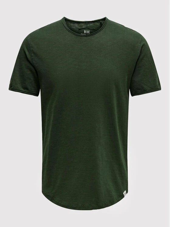 Κουπόνι 😉 Only & Sons Άνδρες T-shirts T-Shirt Benne 22017822 Πράσινο Regular Fit 👏 - Image 5