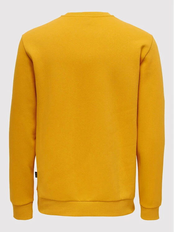 Εκπτωση ⭐ Only & Sons Άνδρες Μπλούζες Χωρίς Φερμουάρ Μπλούζα Ceres 22018683 Κίτρινο Regular Fit ⌛ - Image 2