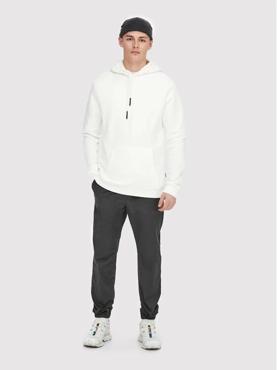 Best Pirce 🔔 Only & Sons Άνδρες Παντελόνια Joggers Jogger Linus 22018661 Γκρι Tapered Fit ⌛ - Image 2