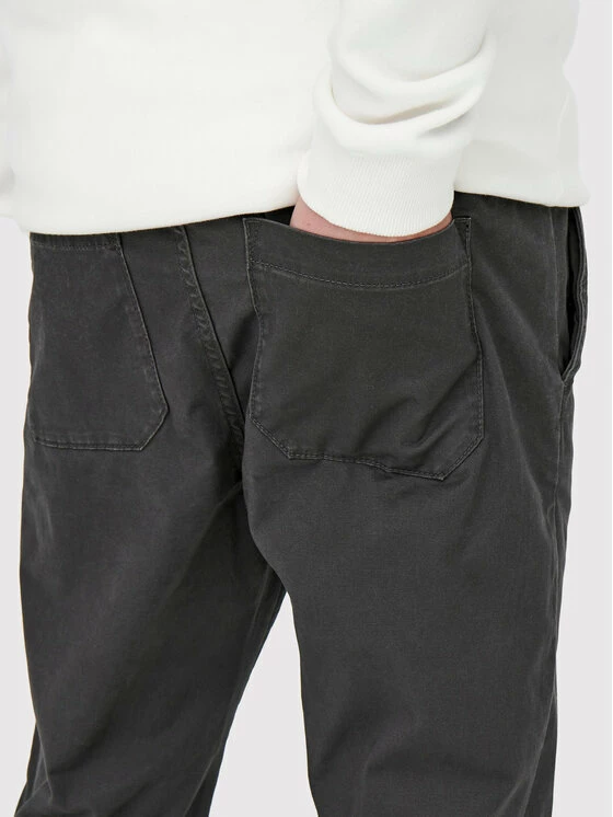 Best Pirce 🔔 Only & Sons Άνδρες Παντελόνια Joggers Jogger Linus 22018661 Γκρι Tapered Fit ⌛ - Image 4