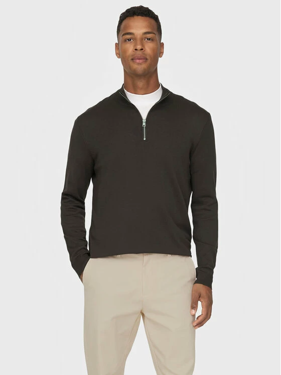 Καλύτερες κριτικές για 🤩 Only & Sons Άνδρες Πουλόβερ Wyler 22021264 Καφέ Regular Fit ✨