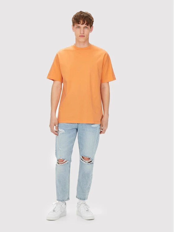 Εκπτωση 😉 Only & Sons Άνδρες T-shirts T-Shirt Fred 22022532 Πορτοκαλί Relaxed Fit ✨ - Image 2