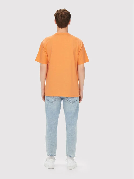 Εκπτωση 😉 Only & Sons Άνδρες T-shirts T-Shirt Fred 22022532 Πορτοκαλί Relaxed Fit ✨ - Image 3