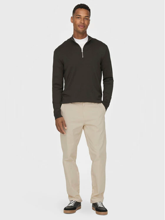 Καλύτερες κριτικές για 🤩 Only & Sons Άνδρες Πουλόβερ Wyler 22021264 Καφέ Regular Fit ✨ - Image 2