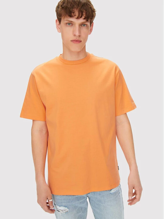 Εκπτωση 😉 Only & Sons Άνδρες T-shirts T-Shirt Fred 22022532 Πορτοκαλί Relaxed Fit ✨ - Image 5