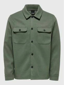 Εξοδος 🎁 Only & Sons Άνδρες Casual Πουκάμισα Πουκάμισο Kodyl 22023130 Πράσινο Regular Fit 🌟