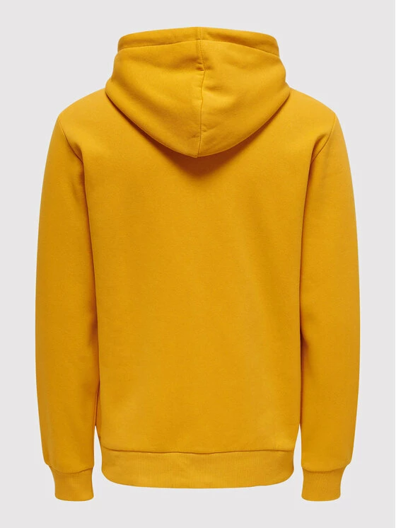 Το φθηνότερο 👍 Only & Sons Άνδρες Μπλούζες Με Κουκούλα Μπλούζα Ceres 22018684 Κίτρινο Regular Fit 👏 - Image 2