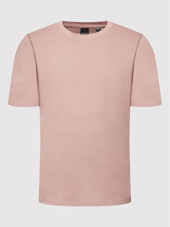 Καλύτερη πώληση 🤩 Only & Sons Άνδρες T-shirts T-Shirt Fred 22022532 Ροζ Relaxed Fit ✔️