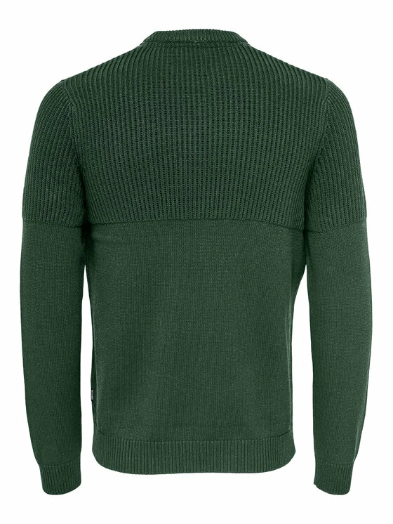Νέος 👏 Only & Sons Άνδρες Πουλόβερ Al 22024031 Πράσινο Regular Fit 🛒 - Image 6