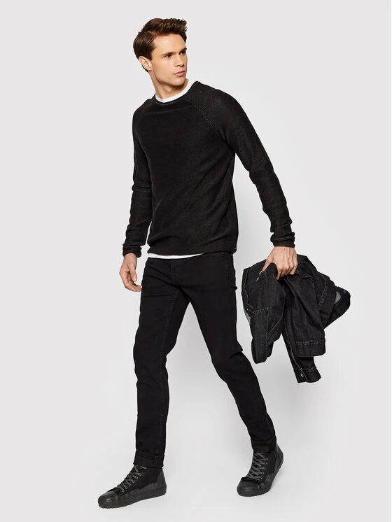 Flash Sale 👍 Only & Sons Άνδρες Πουλόβερ Dextor 22016131 Μαύρο Regular Fit 🎉 - Image 2