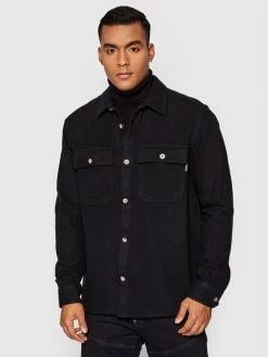 Προϋπολογισμός ✔️ Only & Sons Άνδρες Casual Πουκάμισα Πουκάμισο Scott 22021239 Μαύρο Regular Fit 🛒