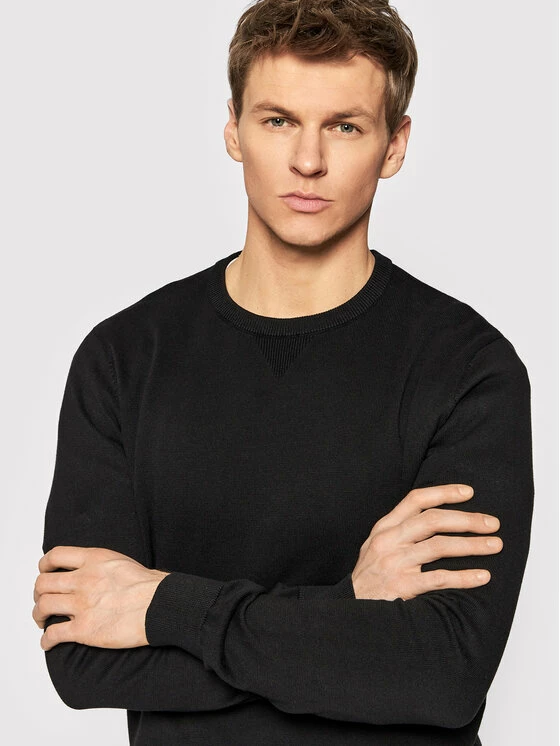 Καλύτερη πώληση 💯 Only & Sons Άνδρες Πουλόβερ Bovi 22023341 Μαύρο Regular Fit 🌟 - Image 4