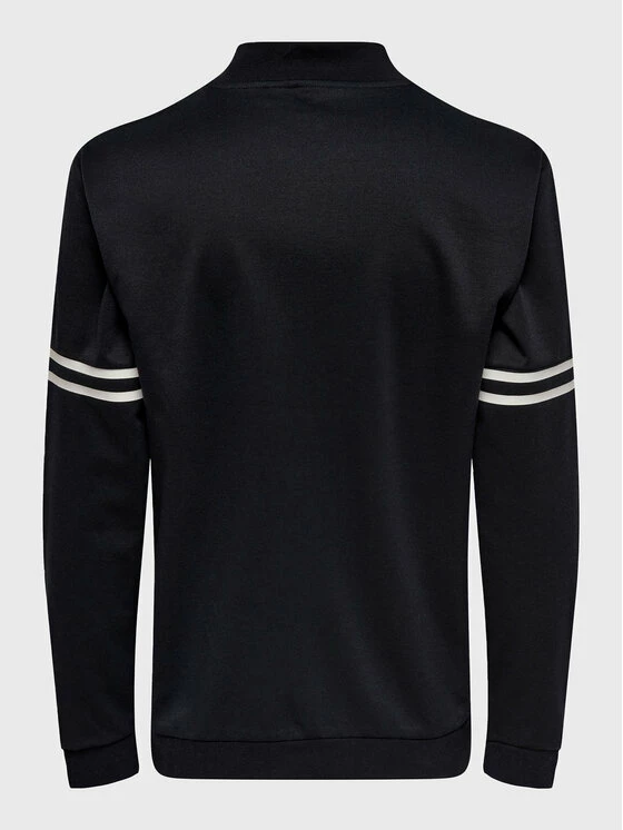 ΧΟΝΔΡΙΚΟ ΕΜΠΟΡΙΟ 🧨 Only & Sons Άνδρες Μπλούζες Με Φερμουάρ Μπλούζα Squid 22023683 Σκούρο μπλε Regular Fit 🥰 - Image 2