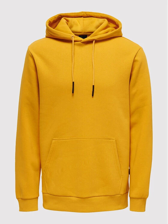 Το φθηνότερο 🥰 Only & Sons Άνδρες Μπλούζες Χωρίς Φερμουάρ Μπλούζα Ceres 22018685 Κίτρινο Regular Fit ⌛