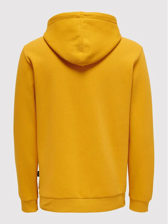 Το φθηνότερο 🥰 Only & Sons Άνδρες Μπλούζες Χωρίς Φερμουάρ Μπλούζα Ceres 22018685 Κίτρινο Regular Fit ⌛ - Image 2