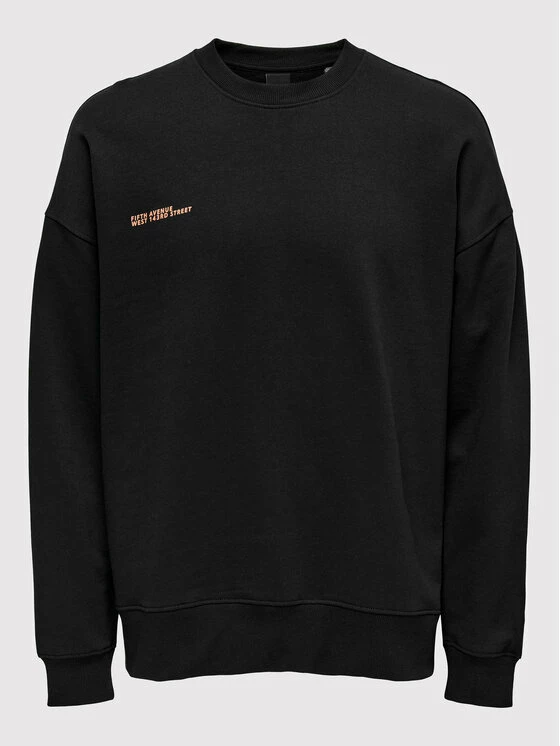 Καλύτερες κριτικές για 👍 Only & Sons Άνδρες Μπλούζες Χωρίς Φερμουάρ Μπλούζα Toby 22023089 Μαύρο Relaxed Fit ⌛ - Image 6