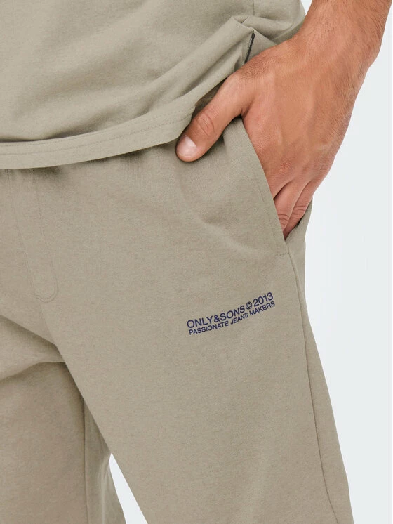 Φτηνός ❤️ Only & Sons Άνδρες Παντελόνια Φόρμας Παντελόνι φόρμας Tom 22023839 Μπεζ Regular Fit 💯 - Image 4