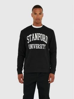 Καλύτερη πώληση 🎉 Only & Sons Άνδρες Μπλούζες Χωρίς Φερμουάρ Μπλούζα Dylan 22023066 Μαύρο Regular Fit 🧨